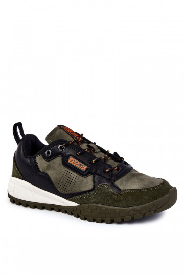 Chaussures de sport classiques pour hommes Memory Foam Big Star KK174272 couleur verte