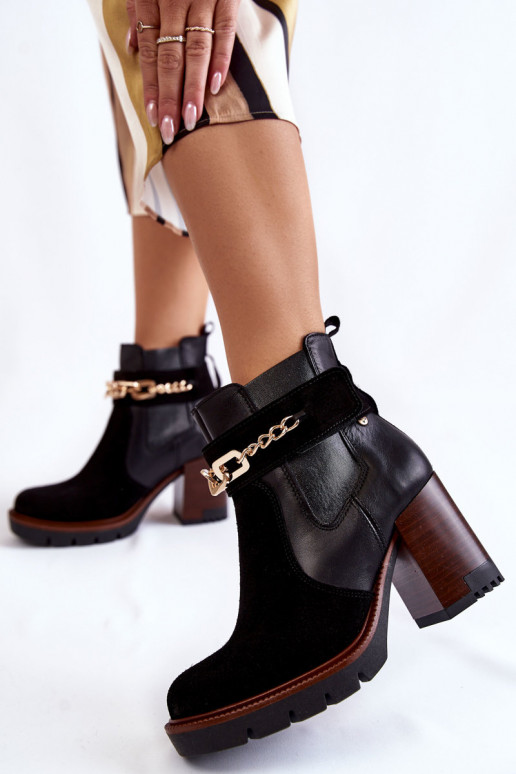 Bottes pour femmes Il fautciejka 05781-01 couleur noire