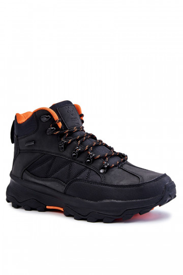 Bottes de randonnée isolées pour hommes Cross Jeans KK1R4018C couleur noire