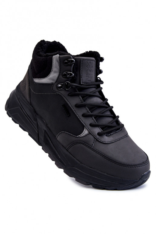 Mâle Chaussures de randonnée chauffantes Cross Jeans KK1R4031C couleur noire Mâle Chaussures de randonnée chauffantes Cross Jeans KK1R4031C couleur noire