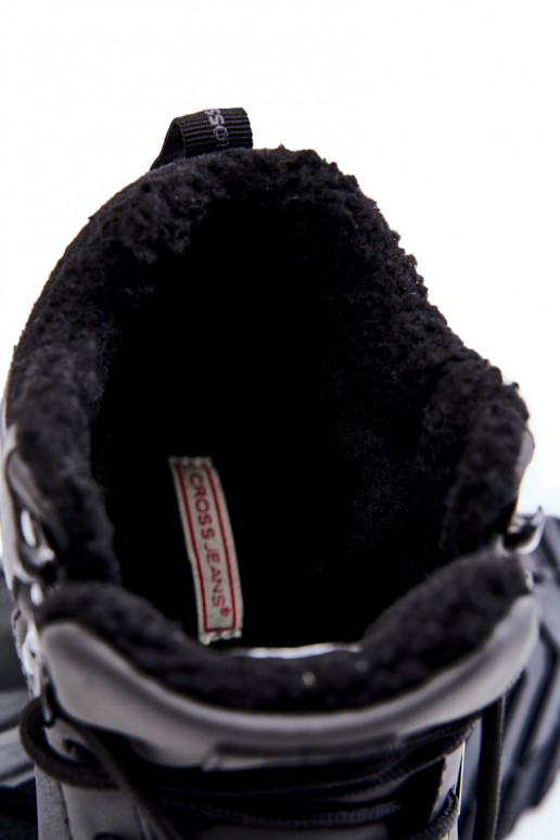 Mâle Chaussures de randonnée chauffantes Cross Jeans KK1R4031C couleur noire Mâle Chaussures de randonnée chauffantes Cross Jeans KK1R4031C couleur noire