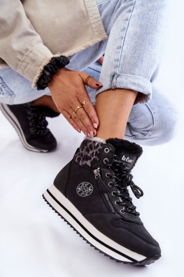 Féminin Bottes réchauffer Lee Cooper LCJ-22-31-1448 couleur noire 2