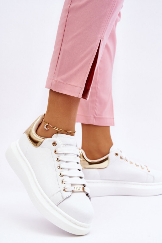 Féminin baskets GOE LL2N4011 Blanc-couleur dorée Féminin baskets GOE LL2N4011 Blanc-couleur dorée