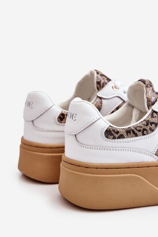 Féminin Baskets confortables GOE LL2N4052 Blanc-beige Féminin Baskets confortables GOE LL2N4052 Blanc-beige