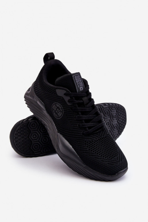 Mâle Chaussures modèle baskets Memory Foam Big Star LL174248 couleur noire Mâle Chaussures modèle baskets Memory Foam Big Star LL174248 couleur noire