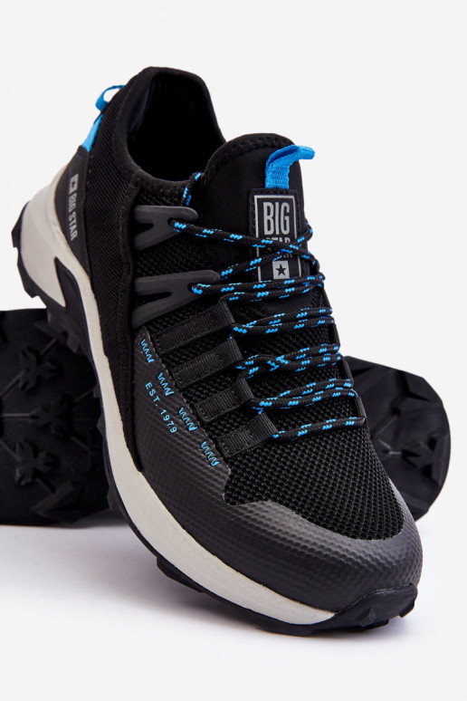 Mâle baskets Memory Foam System Big Star LL174130 couleur noire Mâle baskets Memory Foam System Big Star LL174130 couleur noire