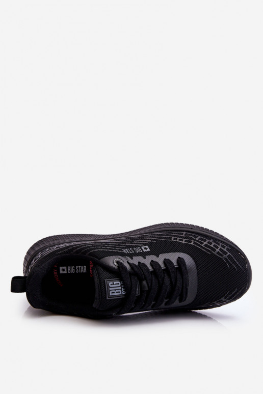 Féminin grille baskets Memory Foam System Big Star LL274662 couleur noire Féminin grille baskets Memory Foam System Big Star LL274662 couleur noire
