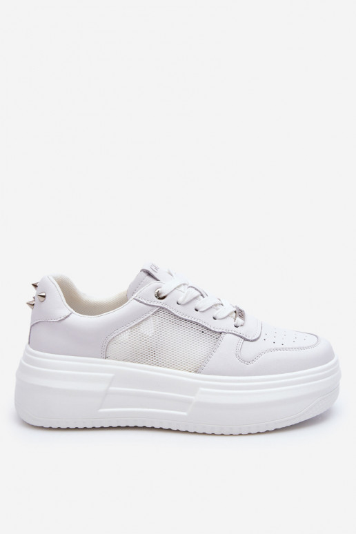 Féminin Modèle classique baskets GOE LL2N4060 couleur blanche Féminin Modèle classique baskets GOE LL2N4060 couleur blanche