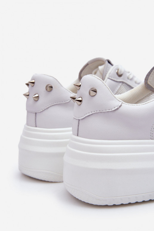 Féminin Modèle classique baskets GOE LL2N4060 couleur blanche Féminin Modèle classique baskets GOE LL2N4060 couleur blanche