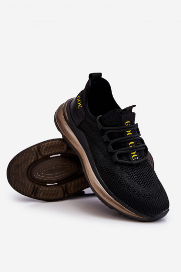 Un modèle convaincant Mâle baskets GOE LL1N4024 couleur noire 2