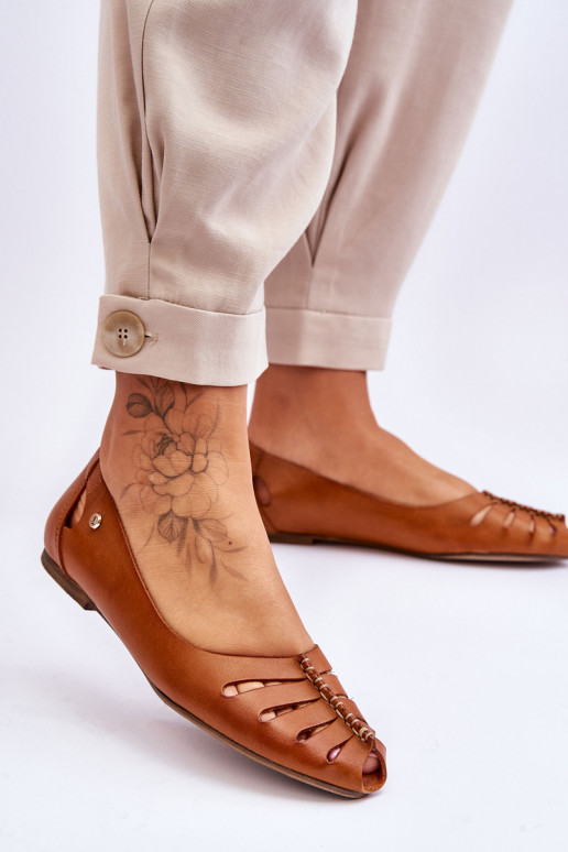 Zazoo 10009 Ballerines confortables en cuir naturel Féminin marron Zazoo 10009 Ballerines confortables en cuir naturel Féminin marron