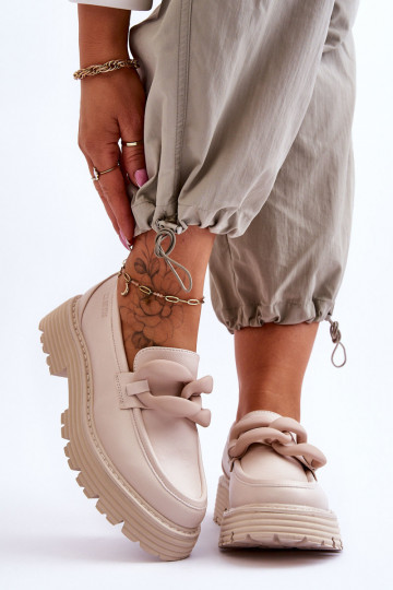 Mocassins en cuir Big Star LL274581 sable