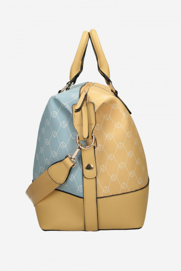 Grand Sac de voyage NOBO P1250-CM02 jaune --Bleu 2