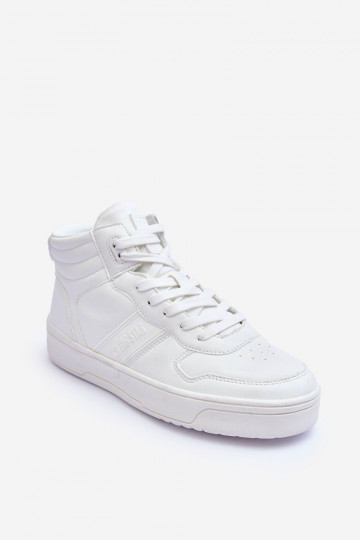 Baskets de sport pour hommes Memory Foam Big Star KK174134 101 blanche