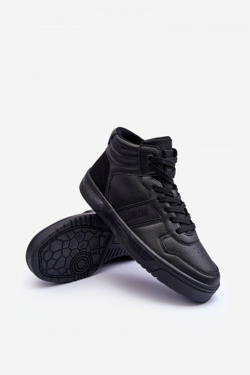 Baskets de sport pour hommes Memory Foam Big Star KK174135 906 noire 2