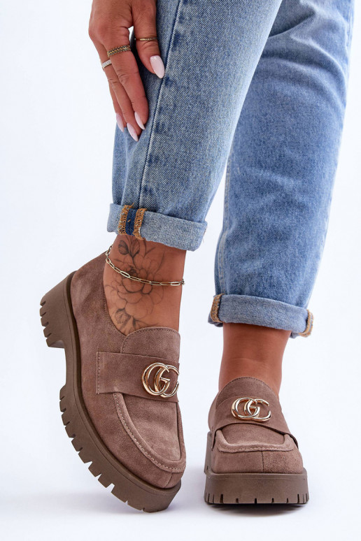 Féminin chaussures en daim avec des ornements beige Rosefalls Féminin chaussures en daim avec des ornements beige Rosefalls