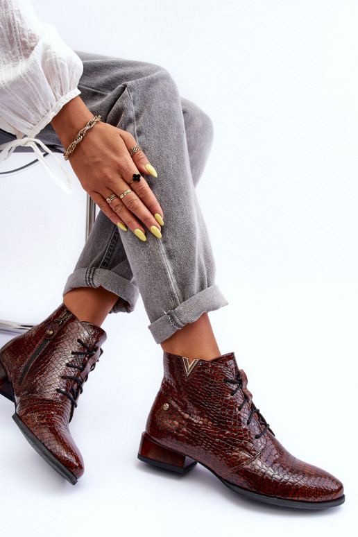 Bottes pour femmes Il fautciejka 5743C-02 marron Bottes pour femmes Il fautciejka 5743C-02 marron