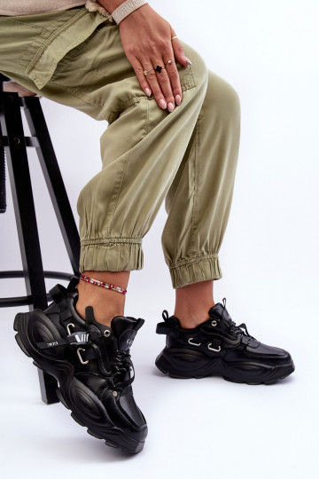 baskets Chaussures modèle baskets GOE MM2N4014 couleur noire 2