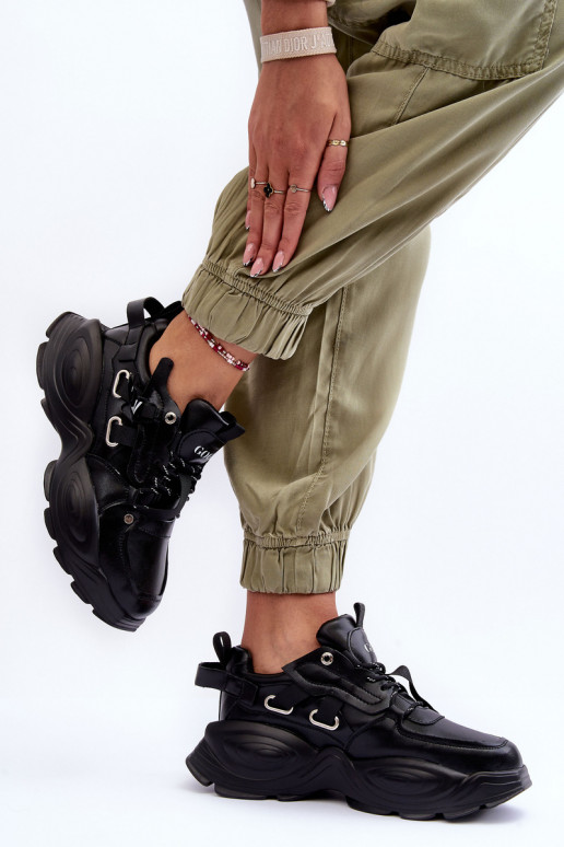 baskets Chaussures modèle baskets GOE MM2N4014 couleur noire