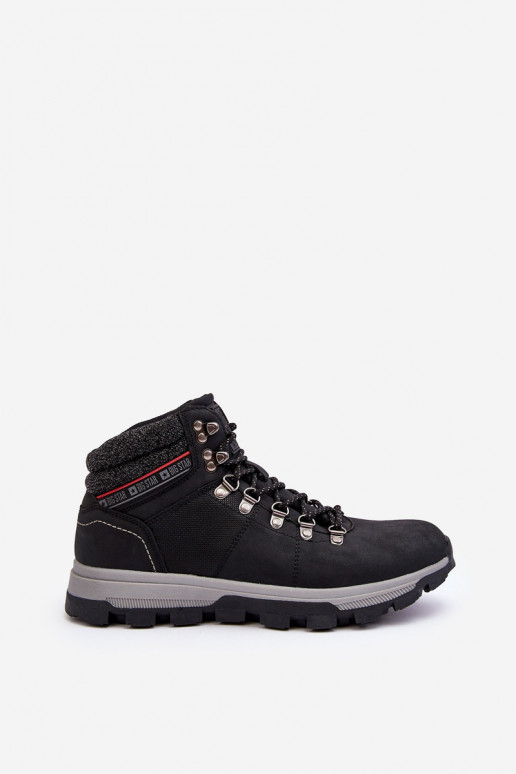Mâle bottes de randonnée Big Star KK174215 couleur noire Mâle bottes de randonnée Big Star KK174215 couleur noire