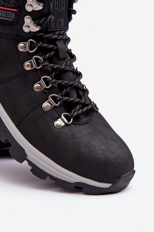 Mâle bottes de randonnée Big Star KK174215 couleur noire Mâle bottes de randonnée Big Star KK174215 couleur noire