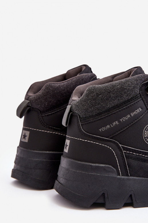 Mâle bottes de randonnée couleur noire Big Star MM174016