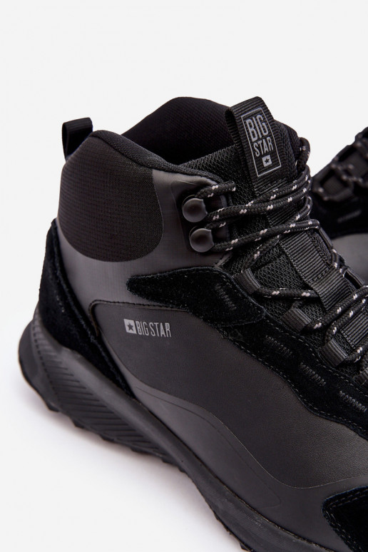 Mâle bottes de randonnée réchauffer couleur noire Big Star MM174334 Mâle bottes de randonnée réchauffer couleur noire Big Star MM174334