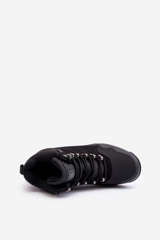 Féminin Chaussures de randonnée chauffantes couleur noire Big Star MM274481 Féminin Chaussures de randonnée chauffantes couleur noire Big Star MM274481