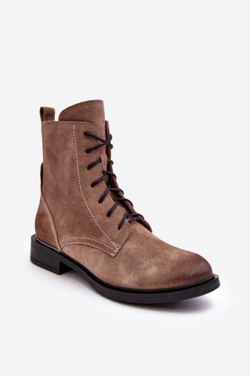 Pratique en daim réchauffer Bottes marron Lemar Revin Pratique en daim réchauffer Bottes marron Lemar Revin