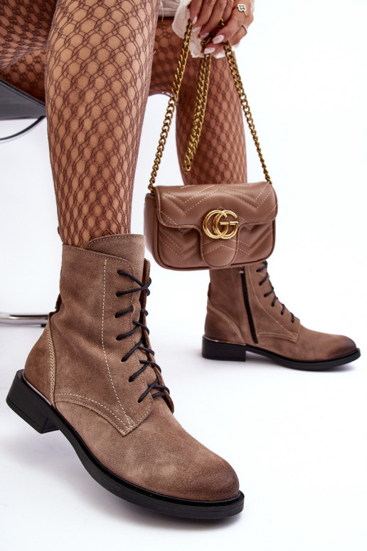 Pratique en daim réchauffer Bottes marron Lemar Revin Pratique en daim réchauffer Bottes marron Lemar Revin