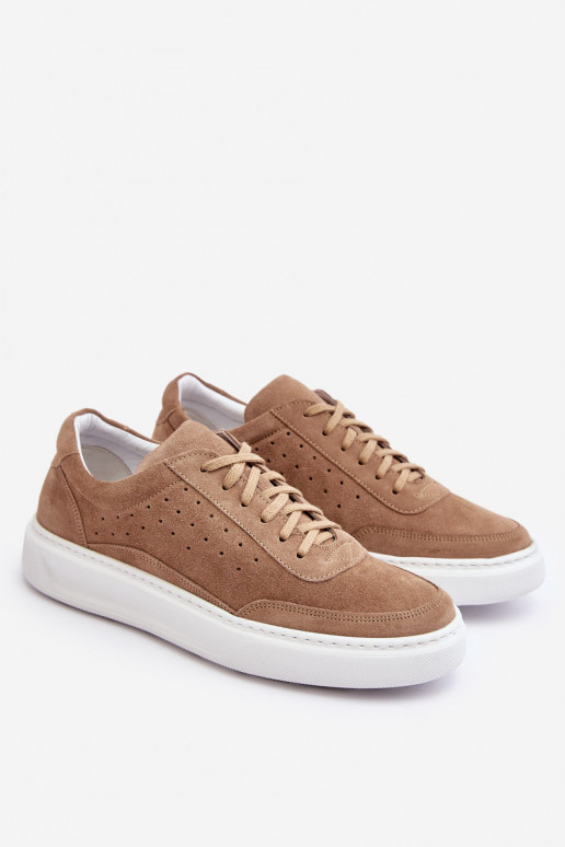 Mâle baskets en daim Zazoo 1544 beige Mâle baskets en daim Zazoo 1544 beige