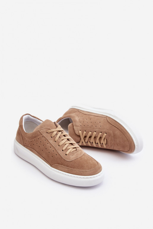 Mâle baskets en daim Zazoo 1544 beige Mâle baskets en daim Zazoo 1544 beige