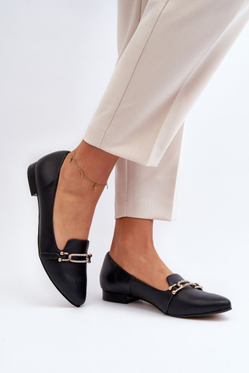 Zazoo 2885 Ballerines avec ornements couleur noire