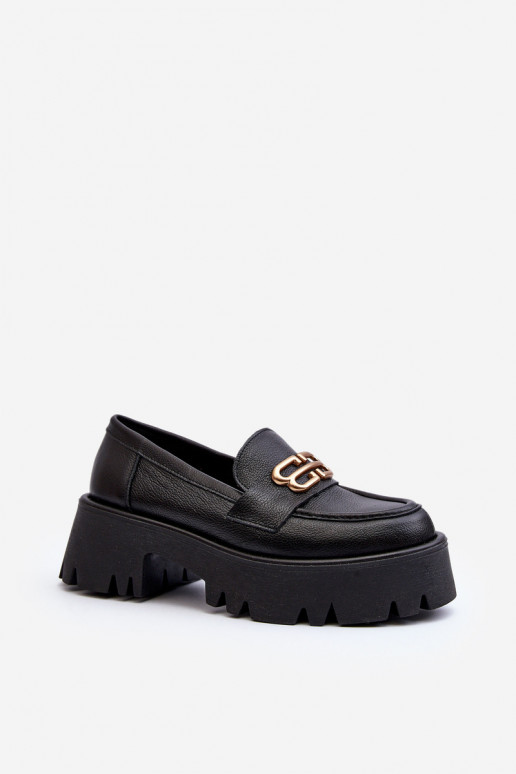 Zazoo 20164 Féminin Mocassins Fabriqué en cuir naturel couleur noire Zazoo 20164 Féminin Mocassins Fabriqué en cuir naturel couleur noire