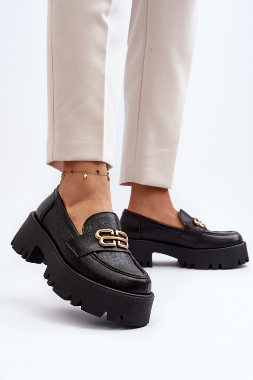 Zazoo 20164 Féminin Mocassins Fabriqué en cuir naturel couleur noire Zazoo 20164 Féminin Mocassins Fabriqué en cuir naturel couleur noire