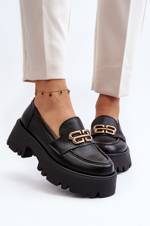 Zazoo 20164 Féminin Mocassins Fabriqué en cuir naturel couleur noire Zazoo 20164 Féminin Mocassins Fabriqué en cuir naturel couleur noire