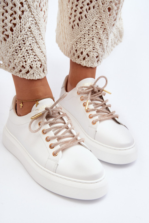 Peau Féminin baskets CheBello 4362 couleur blanche Peau Féminin baskets CheBello 4362 couleur blanche