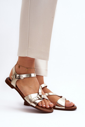 Zazoo 40182 Sandales pour femmes Féminin couleur dorée