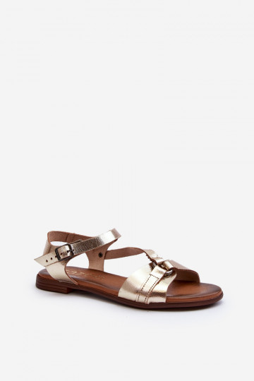 Zazoo 40182 Sandales pour femmes Féminin couleur dorée 2