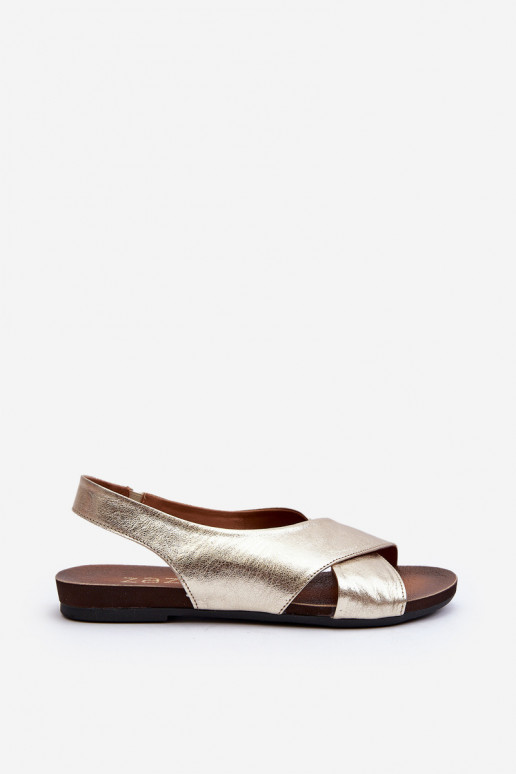 Zazoo 40407 des sandales Peau Féminin couleur dorée Zazoo 40407 des sandales Peau Féminin couleur dorée