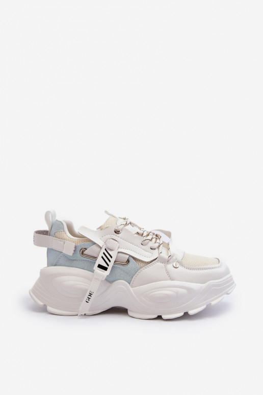 Chaussures modèle baskets Féminin GOE NN2N4039B couleur blanche