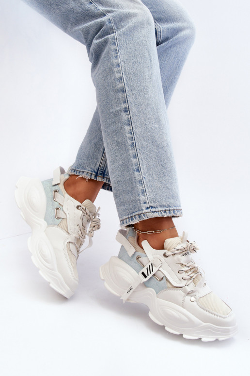 Chaussures modèle baskets Féminin GOE NN2N4039B couleur blanche