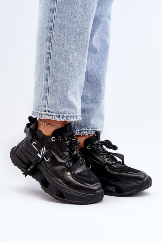 Chaussures modèle baskets Féminin GOE NN2N4040 couleur noire Chaussures modèle baskets Féminin GOE NN2N4040 couleur noire