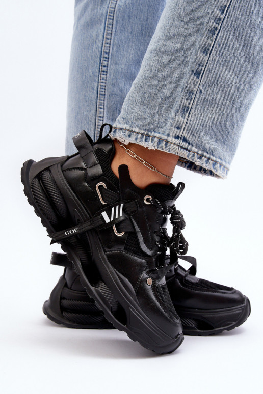 Chaussures modèle baskets Féminin GOE NN2N4040 couleur noire Chaussures modèle baskets Féminin GOE NN2N4040 couleur noire