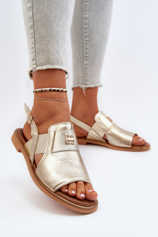 Zazoo 40385 Féminin Sandales pour femmes couleur dorée Zazoo 40385 Féminin Sandales pour femmes couleur dorée