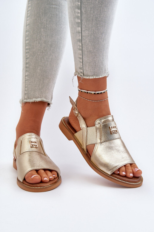 Zazoo 40385 Féminin Sandales pour femmes couleur dorée Zazoo 40385 Féminin Sandales pour femmes couleur dorée