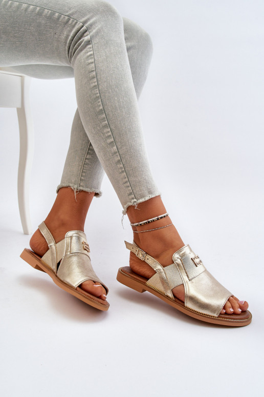 Zazoo 40385 Féminin Sandales pour femmes couleur dorée Zazoo 40385 Féminin Sandales pour femmes couleur dorée