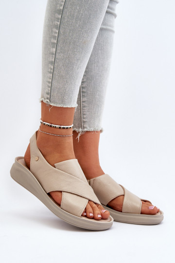 Sandales pour femmes Zazoo 40392 couleur sable 2