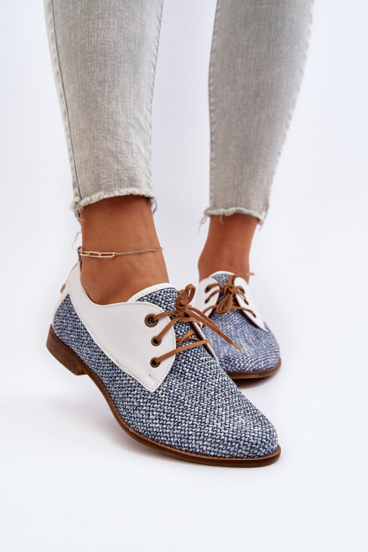 Peau chaussures Féminin avec des talons larges Il fautciejka 06461-17 couleur bleue Peau chaussures Féminin avec des talons larges Il fautciejka 06461-17 couleur bleue