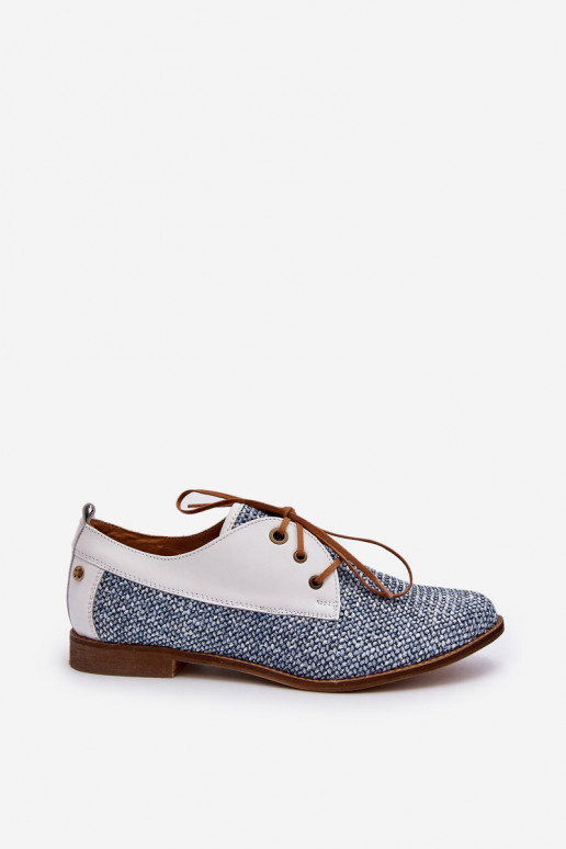 Peau chaussures Féminin avec des talons larges Il fautciejka 06461-17 couleur bleue Peau chaussures Féminin avec des talons larges Il fautciejka 06461-17 couleur bleue